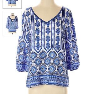 Myan 3/4 sleeve blouse